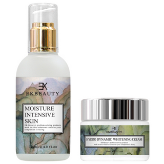 이케이뷰티 보습스킨 강력 미백크림 2종 세트 화이트닝과 보습을위한 세트제품 기미 잡티 검버섯 개선 건조피부 노화피부, 1개