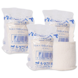 성진 탄력붕대 2인치 소형 x 3개 압박붕대, 1세트, 3개입