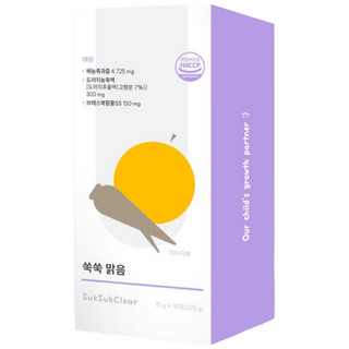 브설틴 쑥쑥맑음 우리아이 건강 2주 챙기기 어린이 비타민D 아연 비염 영양제 쑥쑥 코 속 까지 맑음 [원산지:국산], 1박스, 15g