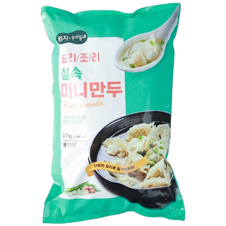 엄지 한입 쏙 실속 미니만두 2.7kg, 1개