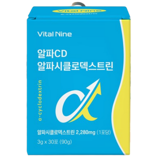 알파CD] 알파시클로덱스트린/ 식물성 식이섬유 HACCP인증., 90g, 4개