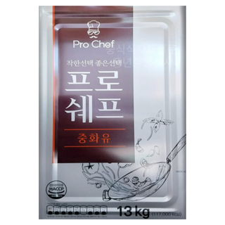 프로쉐프 중화유 라드 97% 13kg 중화돈지 중식 라드유 돼지기름, 13L, 1개
