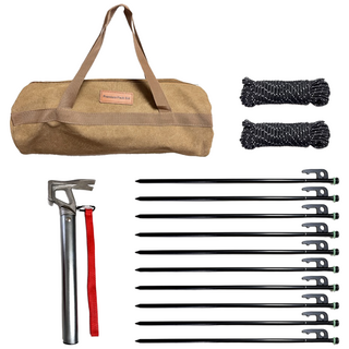 매드캠프 프리미엄 타프팩 텐트팩 세트 40cm 단조팩셋트 망치, 1개