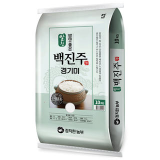 정직한농부 백진주 쌀 10kg 안전박스포장, 1개, 상등급