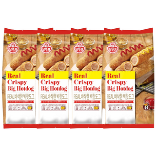 리얼 바삭한 빅핫도그 480g, 4개