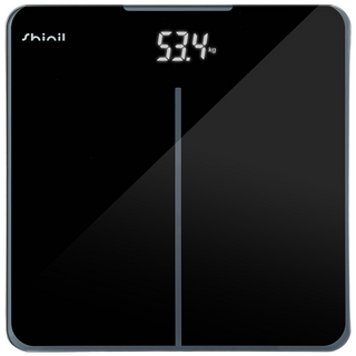 신일 전자식 정밀측정 강화유리 LED 디지털 체중계, SHM-5025, 블랙, 1개