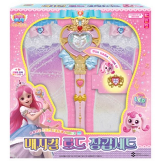 새콤달콤티니핑 극장판 사랑의 하츄핑 매지컬로드 장갑세트, 1개