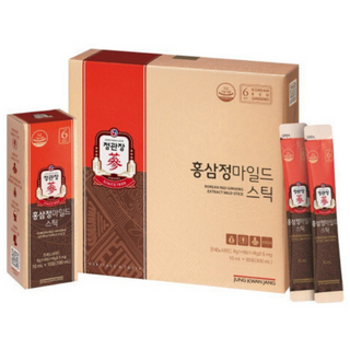 정관장 홍삼정 마일드 스틱 + 쇼핑백, 1세트, 300ml