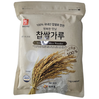 아워홈 찹쌀가루 국내산, 2개, 1kg