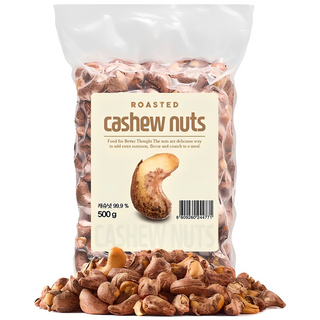 Nutree 越南帶皮腰果, 500g, 1包