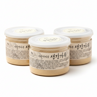 서산갯마을 찐 생강 가루, 80g, 3개