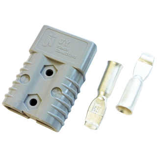 TPC-175/국내생산/앤더슨커넥터/암수 세트는 2개 필요/암수 동일 구조/1개(플라스틱1+단자2)/175A/지게차 캠핑 렉카 견인 배터리 인버터 UPS 드론 골프카 충전