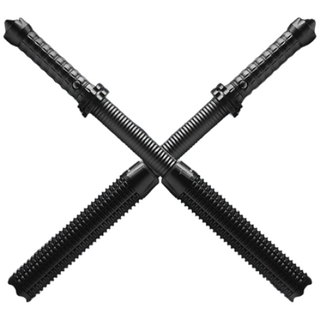 광휘 여성안전 호신 경호 경비 용품 진압봉 LED 후레쉬 겸용, 전술 후레쉬 진압봉, 1개