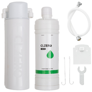 씨엘제로 대용량 복합 정수 필터 CZ9 기본세트 (샤워기 세면대 싱크대 세탁기), 1세트, 싱크대용 나사식 원홀수전용  CZ-9, 단일