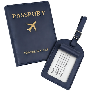 엘누아 여권 케이스+네임택+반투명 여권케이스 3종세트