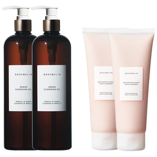 그레이멜린 아르간 클렌징 오일 500ml + 크레이지 폼 클렌져 아스타잔틴 150ml, 2세트