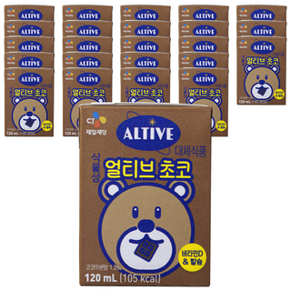 Altive 巧克力植物奶, 24入, 120ml