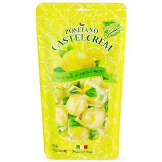 Tesoro 레몬맛이 팡팡 이탈리아 레몬 사탕 포지타노 카스텔그램 50g 4봉, 4개