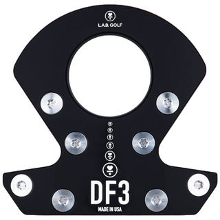 랩골프 LAB DF3 블랙 말렛 제로토크 퍼터, 34도