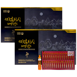 광동 천종 산삼배양근 골드 30병, 2개, 600ml