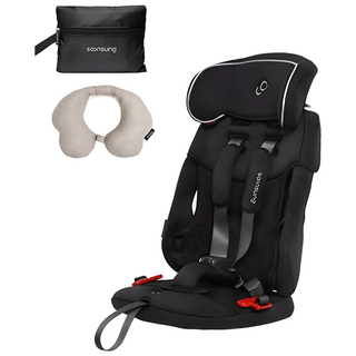 순성 빌리 휴대용 카시트 + 목베개 + 전용백, 블랙