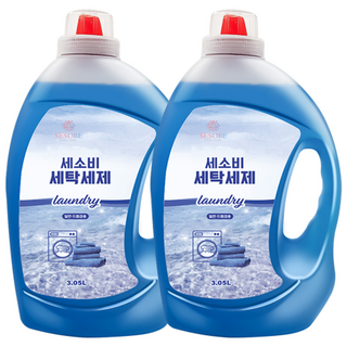 세소비 세탁세제 에이프릴향 대용량, 2개, 3.05L