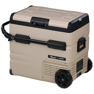 코오롱 공식판매 알피쿨 X시리즈 정품 캠핑 차량용 냉장고 블루투스 이동식 낚시 화물, X55, 샌드베이지