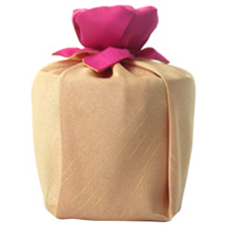 圓桶裝日曬鹽 280g+包裝布 粉色, 280g, 1組