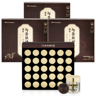 광동 발효녹용 녹용보감환 침향환 침향단 경옥고 공진단, 4박스, 120g