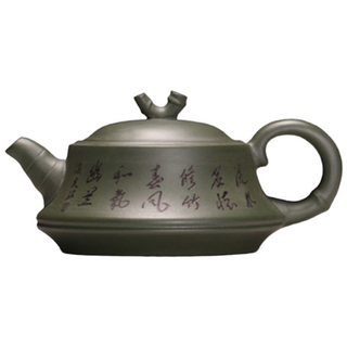 의흥 반수제 자사 전통 찻주전자, 녹니 일품죽 240ml, 1개