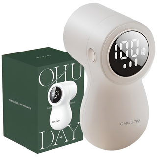 오유데이 파워 보풀제거기 6중날 세탁소용 4세대 3단조절 화이트