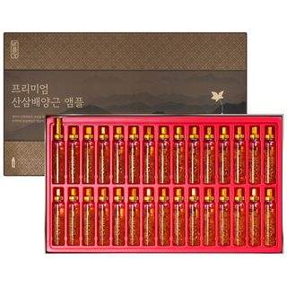 바름가 프리미엄 산삼배앵근 앰플, 30개, 20ml