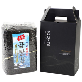 [명품김]곱창김 완도일원의 청정바다에서 채취한 돌김100매, 1개, 400g