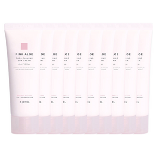 비주얼 핑크알로에 쿨카밍 선크림 SPF50+ PA++++, 10개, 40ml