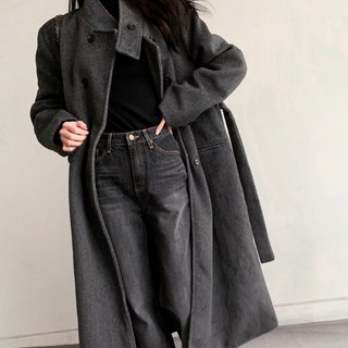 [마켓제이MARKETJ] 오리털누빔 패딩 알파카롱코트(2col)