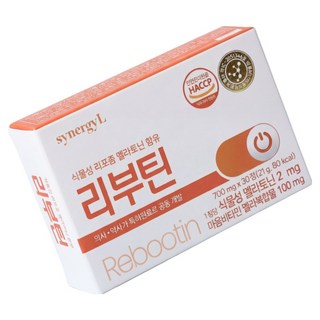 리부틴 각성완화제 식물성 리포좀 멜라토닌, 6개, 30정