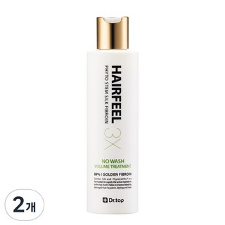 닥터탑 피토스템 실크 피브로인 헤어필 3X 트리트먼트, 190ml, 2개