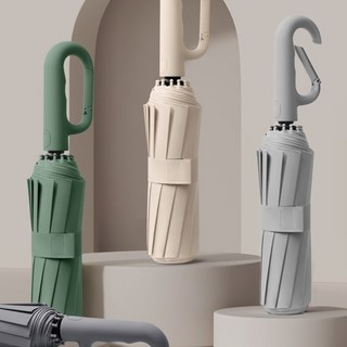 UV차단 파스텔 버클형 3단자동 우산