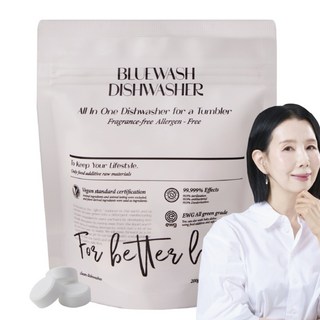 블루워시 비건 EWG올그린등급 초고농축 올인원 고체형 텀블러세정제, 1개, 200g