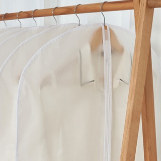 [5+5] 하나스토어 프리미엄 지퍼형 반투명 옷커버 방수 옷 행거 보관 먼지차단 의류커버, 1개, 10개입