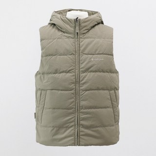 [백화점신상판/AS가능] 스노우피크 패딩 조끼 랜드 후드 경량 다운 베스트 여자 여성 happyJ 올리브 라이트베이지 블랙