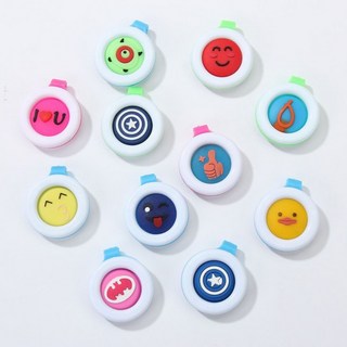 나나봉봉 고양이 강아지 진드기 모기 퇴치 클립, 2개, 5ml, 피치엄지척