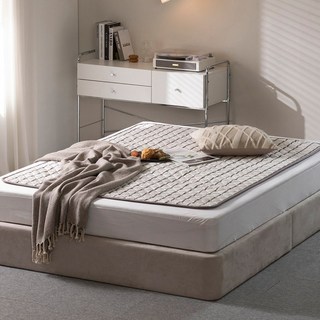 국산 전자파 안심 물세탁이 가능한 25년 NEW 신제품 꾸망 전기장판 전기요 원적외선 1인용 2인, 크림모카