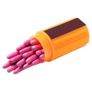 안전닷컴 방수성냥 캠핑 방풍 재난 비상 성냥 생존 배낭 가방, 3세트, 주황