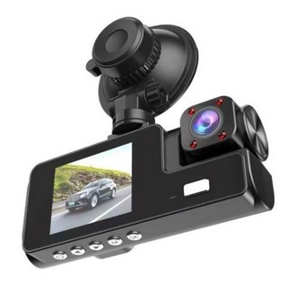 이누아 A22 블랙박스 차량용불랙박스 트리플 카메라 고화질/1080P 삼렌즈 후진 영상 가져오기 와이파이 장착 차량용 DVR, 32GB