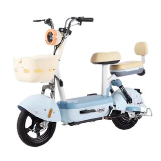 보보온 안전한전동스쿠터 출퇴근 여성 성인용 오래타는 전기자전거 고출력 전동자전거 배, 파우더핑크, X.48v-20ah(45km)