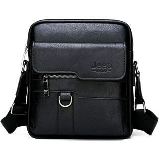 JEEP BULUO 남자 가죽 가방 어깨 크로스 바디 가방 남성용 암소 분할 가죽 남성 ipad 비즈니스 메신저 백 드롭 배송