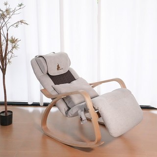 릴렉스파 안마의자 전신 마사지 흔들의자 1인용 소파, 오크 색, 오크 색