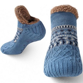 남성 겨울 니트 수면 양말 실내 양털 방한 슬리퍼 WI028WI