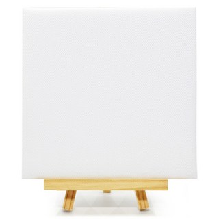 미니 캔버스 이젤 세트 20cm X 20cm, 10개